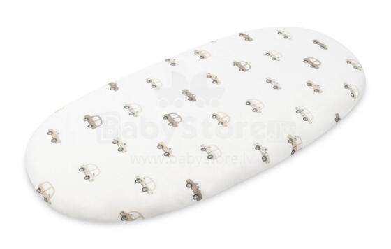 STROLLER BEDSHEET COTTON 35x75 CARS