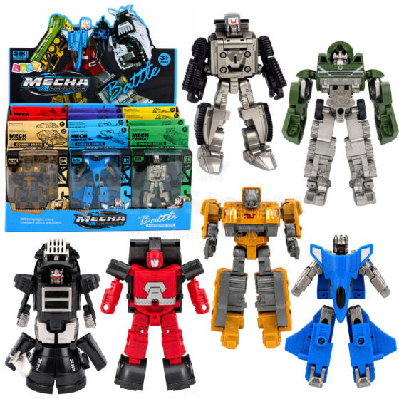 Robot Military Vehicle 2 in 1 Figure Tank Fighter Hovercraft