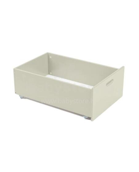 Waldin  Drawer 7 in 1 Collection Art.297557 Olive выдвижной ящик совместим как с классической кроваткой 7-в-1, так и с овальной кроваткой 7-в-1.