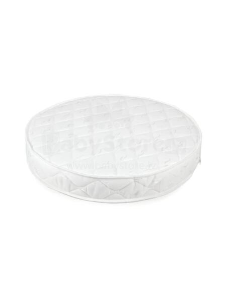 Waldin  Mattress Coconut Oval Crib Small Art.297569 foam mattress with an eco-friendly coconut insert.