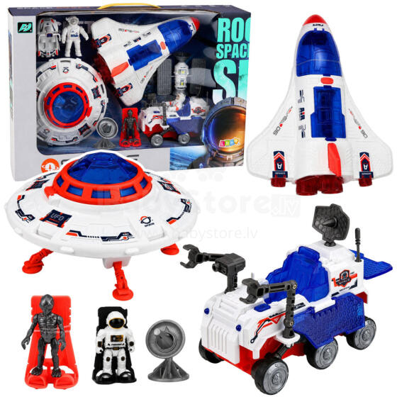 Space Shuttle Ufo Research Vehicle Satellite Astronauts Set