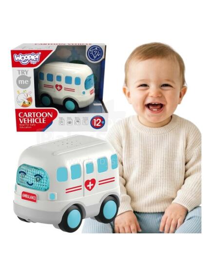 Играющая машина-скорая помощь WOOPIE BABY с звуком и светом