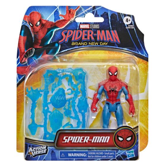 SPIDER-MAN Brand New Day Actionverse figūra ar piederumiem, 11,4 cm