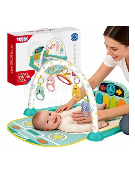 Интерактивный образовательный коврик WOOPIE BABY с пианино 10 предметов. Звуки