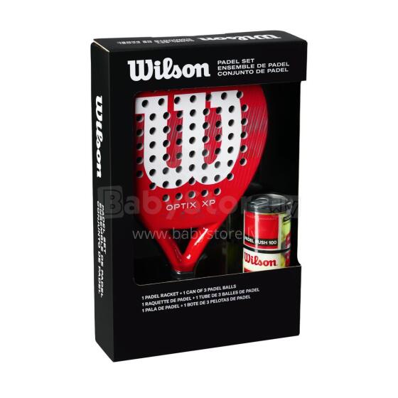 НАБОР ДЛЯ ПАДЕЛЬНОГО ТЕННИСА WILSON OPTIX XP КРАСНЫЙ