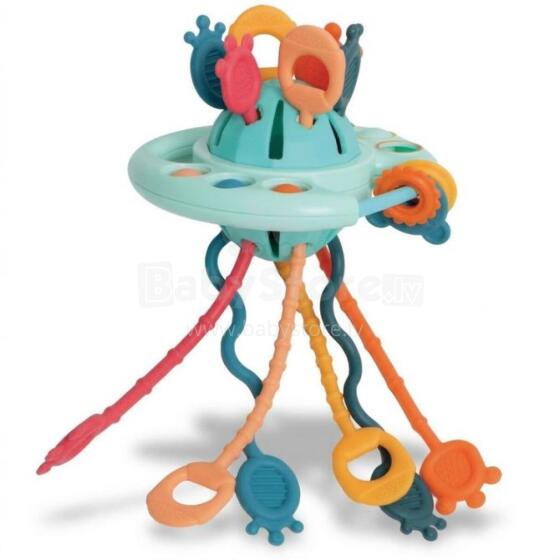 2551 RATTLE TEETHER UFO BL255
