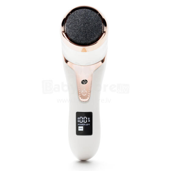 Rio Go Smooth Electric Foot File With Vacuum Action, White