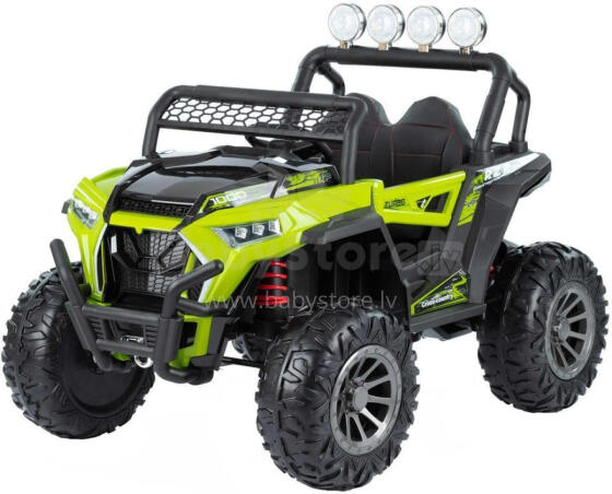 Akumulatora auto - 12V - 4WD - ādas sēdekļi - NEL918 - MOSTER - - ZAĻŠ