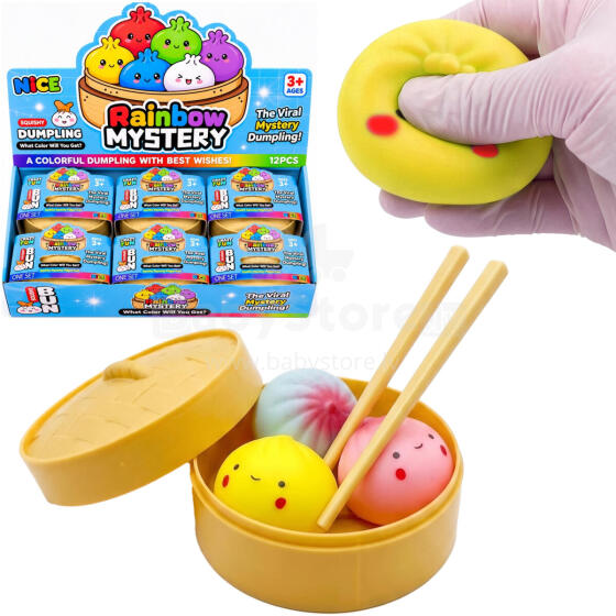 GNIOTEK SQUISHY PIEROŻEK 3 SZTUKI