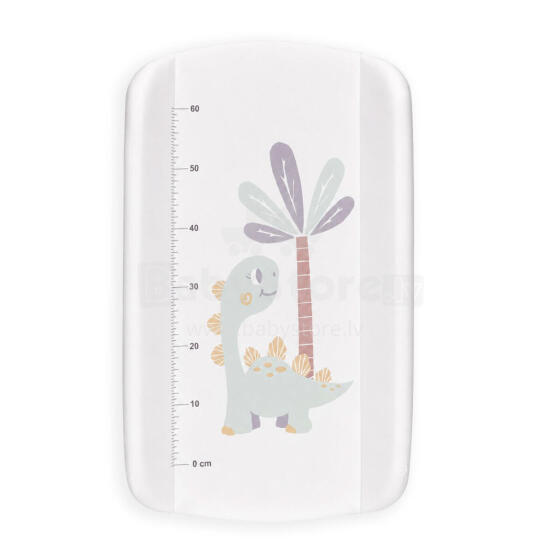 Cieta kontūrēta maināmā paklājiņa virsma 85x50 cm bērnu gultiņai un komodai dinozauriem ECOTOYS