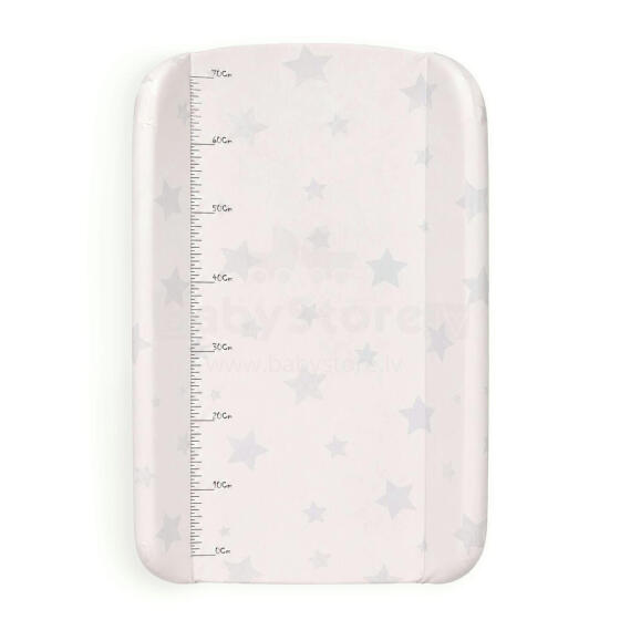 Rigid contoured changing mat topper 85x50 cm for crib and dresser stars ECOTOYS