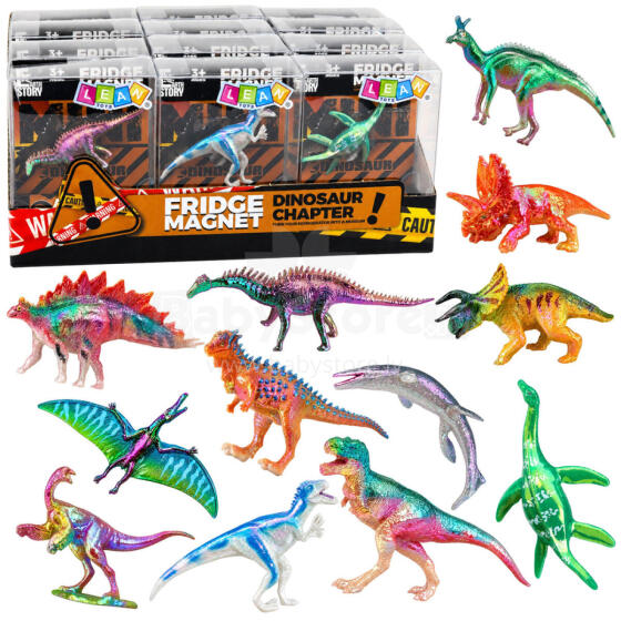 Dinosaur Figurine Collectible Fridge Magnet Decorative Mix