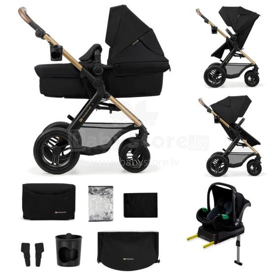 Kinderkraft Moov2 Air 4 in1 Art.297982 Black Bērnu ratiņi četri viena ar bāzi Isofix