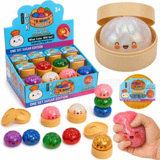 GNIOTEK SQUISHY PIEROŻEK BROKATOWY MAŁY