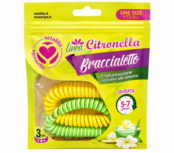 Bebe Basic Baby Bracelet Citronella Art.298203 Браслет от комаров с цитронеллой