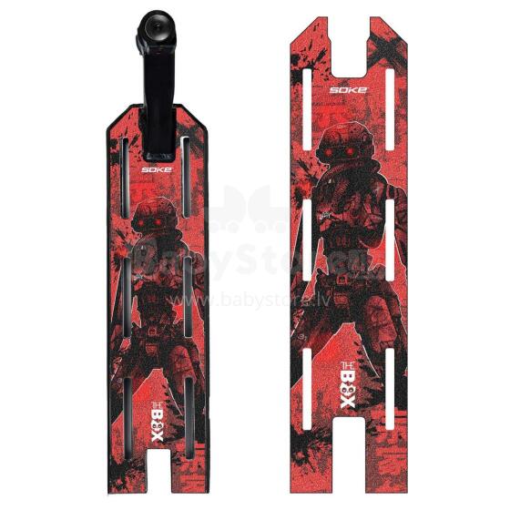 Гриптейп для самоката Soke Griptape 52x13см Красный Кибер