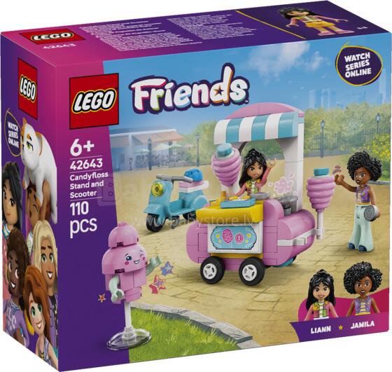 LEGO Friends Стенд с сахарной ватой и самокат
