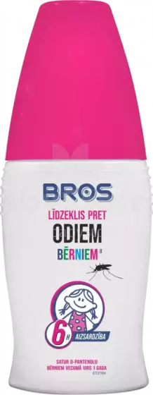 Bros Sensitive 112 Kids  Art.298354  Спрей от комаров для детей (от 1 года), 50 мл
