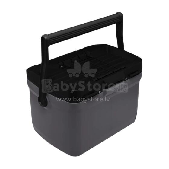 Удобный переносной уличный холодильник Easy-Carry Outdoor Cooler объемом 15,1 л, черный.