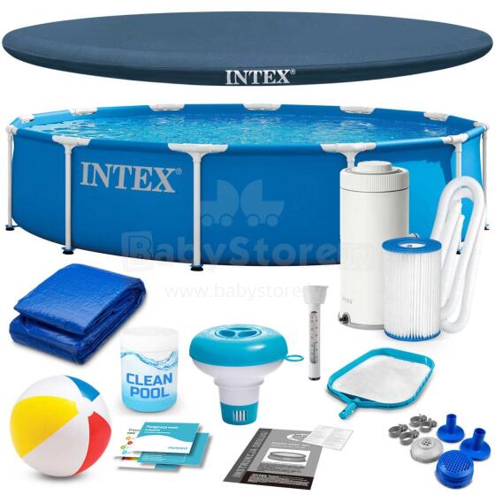Intex 28212ND 366 x 76 cm 16-in-1 rāmis baseins