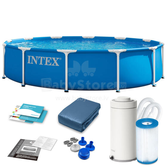 Intex 28212ND 366 x 76 cm 10-in-1 rāmis baseins