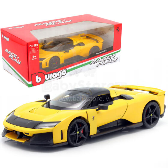 AUTO BBURAGO FERRARI F80 YELLOW 1:24