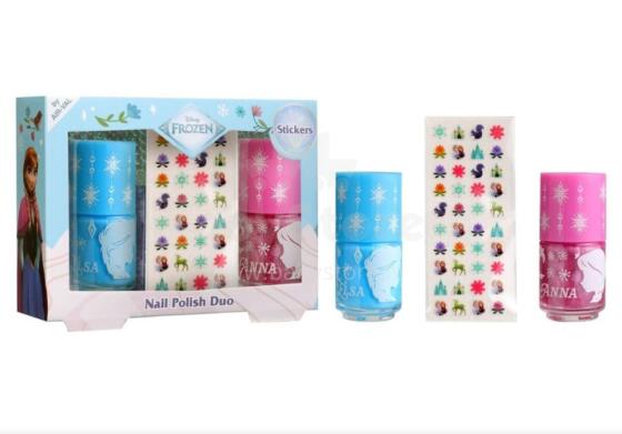 AIR-VAL Frozen Nail Polish and Stickers Set, P009872