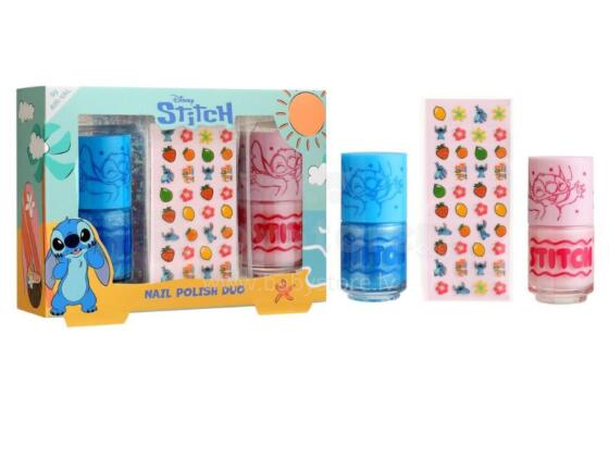 AIR-VAL Stitch Nail Polish and Stickers Set, P009792