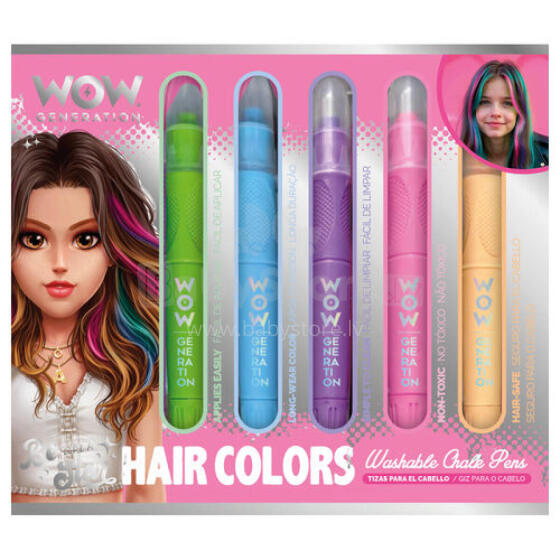 WOW GENERATION hair dye crayons, WOW00165