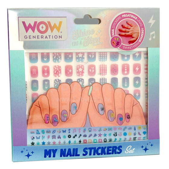 WOW GENERATION nail sticker set, WOW00167