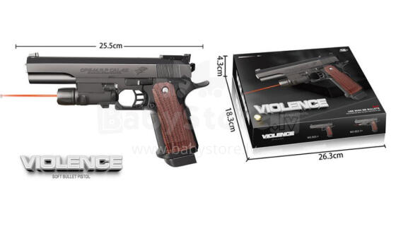 Imitācijas ierocis - 2335 / K1736 - IEROČS AR LAZERI