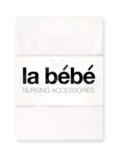 La Bebe™ Cotton 60x120 Art.24439 White Dabīga kokvilna palags 60x120 cm