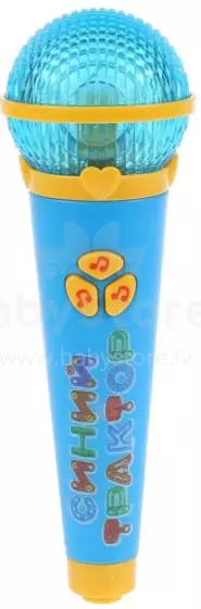 Kids Book Microphone Art.299163 Mikrofons Muzikāla rotaļlieta Zilais traktors (krievu val.)