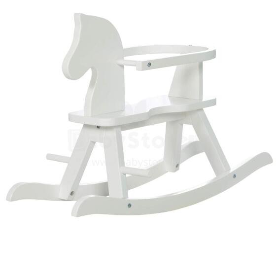 Kidsworld Rocking Horse Art.299213 White Children's wooden rocking toy