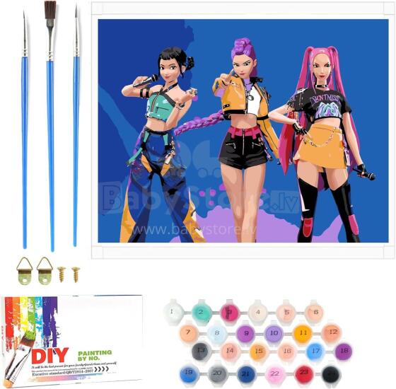 Pop Painting by Numbers Huntrix Art.299483 Paint by Numbers