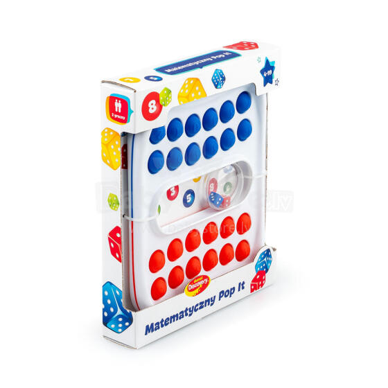 DUMEL DD 30881 Matemātiskais POP IT Sarkans-Zils