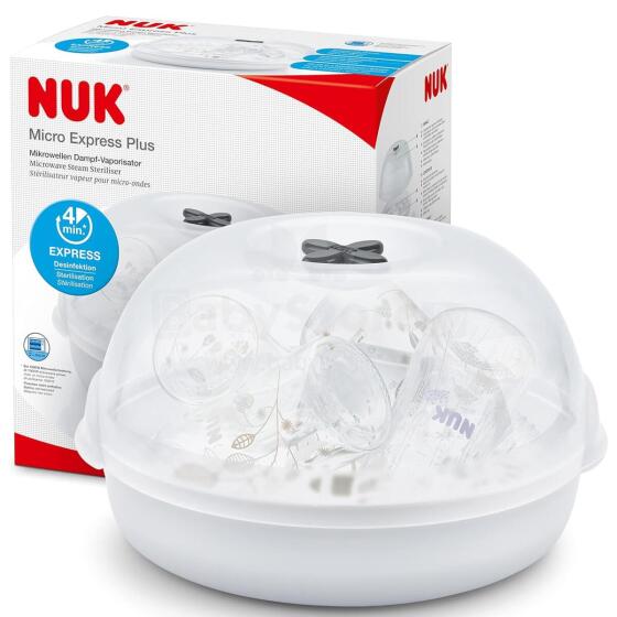 Nuk Micro Express Plus Microwave Art.299685 mikroviļņu krāsns sterilizators bērnu pudelītēm
