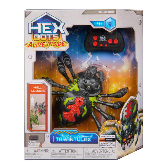 HEX BOTS interactive toy Wall crawler spider