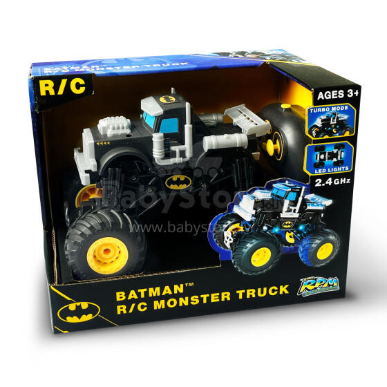 BATMAN RC car Monster Truck, scale 1:18
