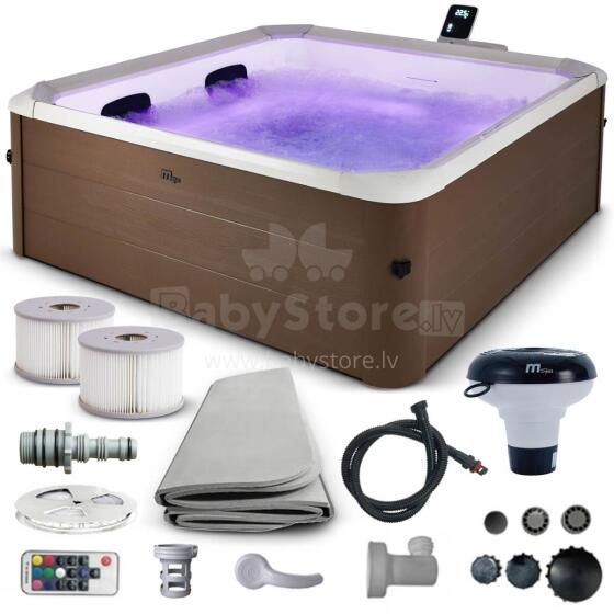Панель SPA с гидромассажем круглый год Amber для 6 человек mSpa LED WiFi