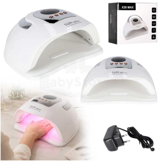 Ikonka Art.KX2667 Lampa do paznokci Sun X26 UV 81 LED 380W manicure hybrydy żele