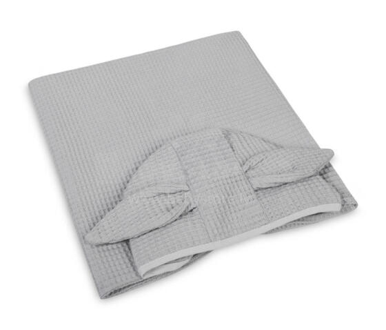 BATH PONCHO WAFFLE GREY 70X60