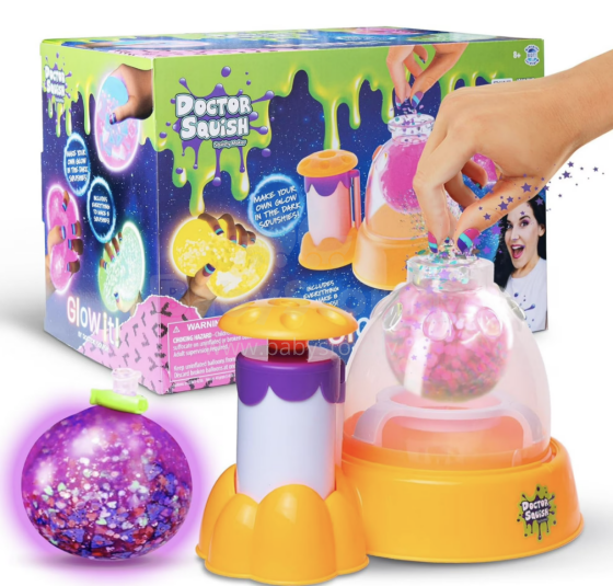 Doctor Squish Glow It! Squishy Maker Station Neon Art.39636