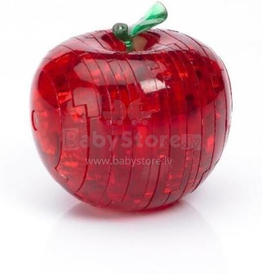 Crystal Puzzle Apple Art.32257 Kristāla  3D Puzles
