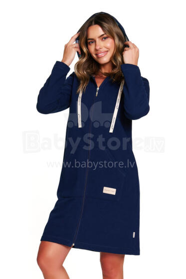 Doctornap Robe Art.7364 Navy Peldmētelis grūtniecēm