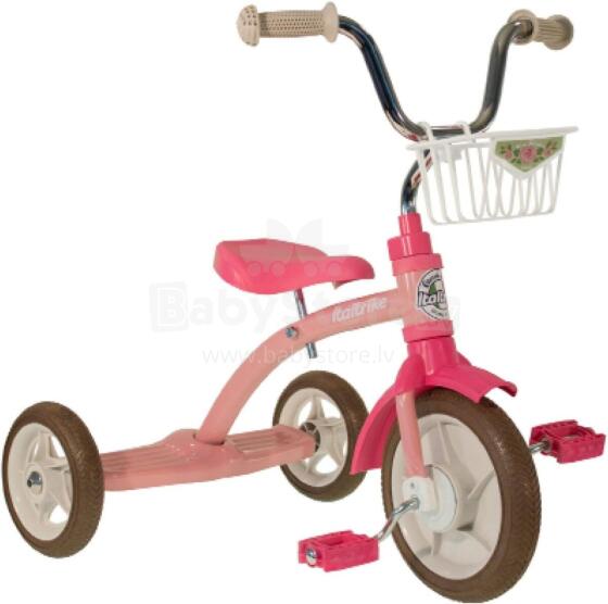 Italtrike Super Lucy Tricycle Rose Garden 10’’ Art.32987 Bērnu kvalitatīvs trīsritenis