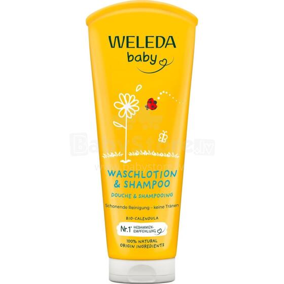 Weleda Art.WL52312 Шампунь-гель календула для волос и тела 200ml