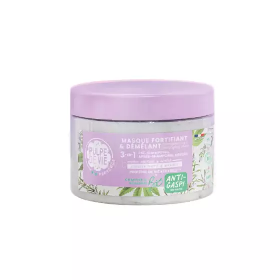 Pulpe De Vie Hair Mask Art.34585 3in1 volumizing and detangling hair mask with hemp oil, 300 ml
