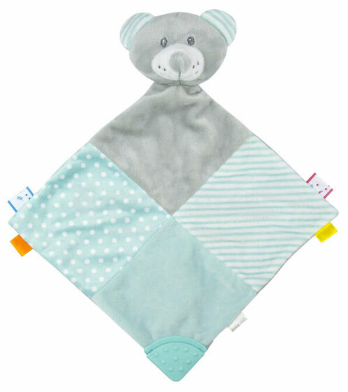 BabyMix Bear Art.40836  Мягкий платочек-игрушка для сна