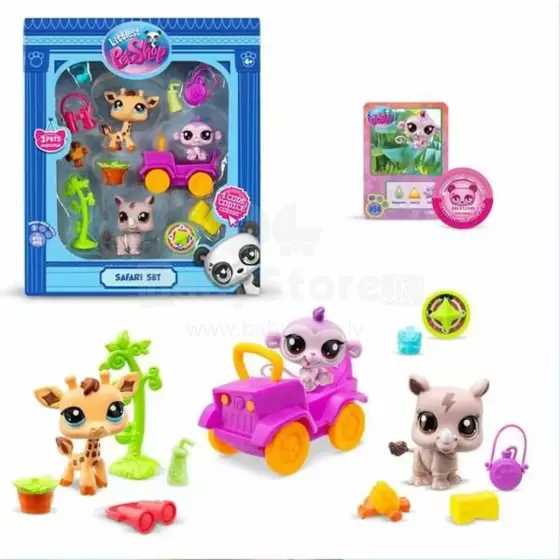 Littlest Pet Shop Safari Art.37845 Figūru komplekts